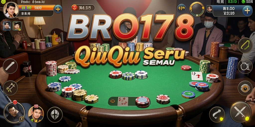 Screenshot gameplay BRO178 menampilkan aksi seru QiuQiu.