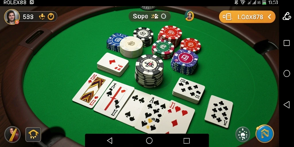 Tampilan gameplay menawan dari ROLEX878 yang seru.